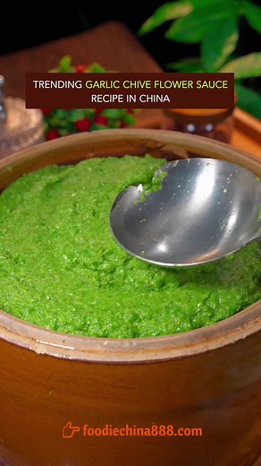 Authentic Garlic Chive Flower Sauce Recipe from China