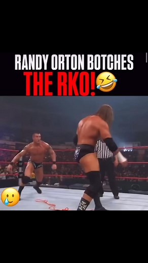 1.5M views · 11K reactions | Randy orton Notches the RKO and Falls of the ring #randyorton #stonecold #HHH #wwf #undertaker | Khizar Rehman Production | Facebook
