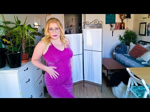 SWEDISH GIRL TRY ON HAUL 2022 | Bodycon tight dresses | Curvy midsize | Vacation outfits |