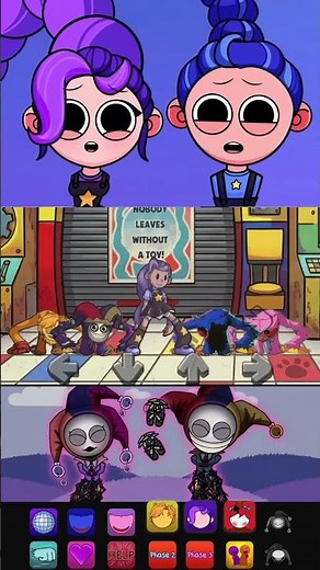 FNF Playtime Remix Huggy Wuggy vs Lily - Who Wins but Sprunki #fnf #poppyplaytime #shorts