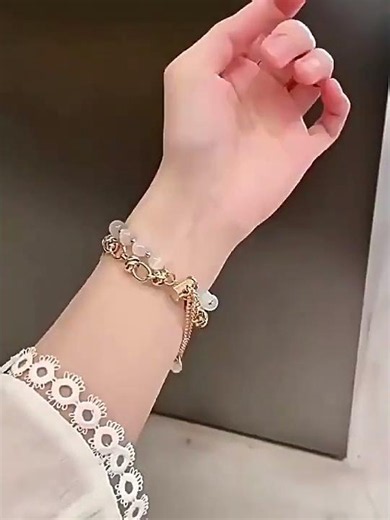 Luxury Cat Eye Stone Apple Watch Band ✨ Elegant Metal Bracelet | #stylish #watch