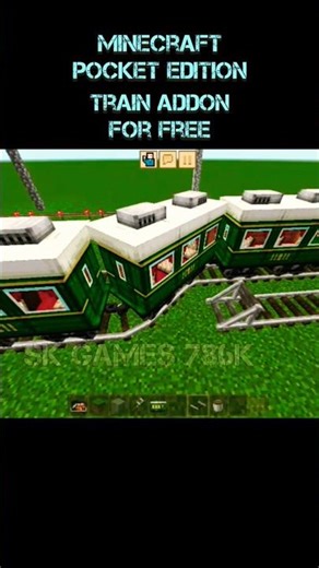 MINECRAFT PE TRAIN ADDONS FOR FREE 🎉😈😈😈🎊🔥🔥🔥#shorts #shortvideo #gaming