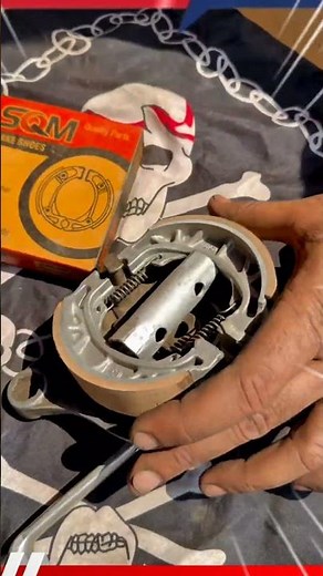 How to Change Rear Motorcycle Brake Pads with Simple Tools #shorts #mechanic