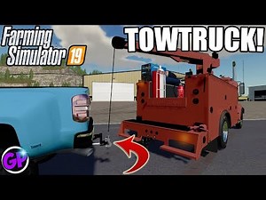 TOW TRUCK FARMING SIMULATOR 2019 TOWTRUCK MOD FS19 EXPENDABLES MODDING FARMING SIMULATOR 19 FARM SIM