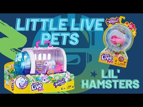 Little Live Pets Lil' Hamster & House Unboxing Toy Review | The Upside Down Robot