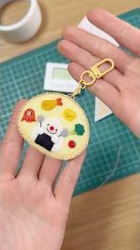 2026.3.2 くじ引き製作記録🪡🧵#フェルト#キーホルダー#おにぎり#onigiri