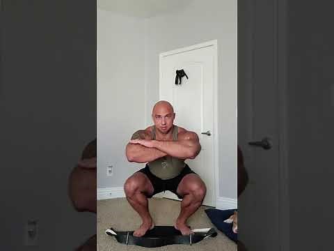 X3 bar front squat - fixing lower back pain