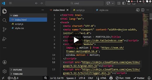 #terminalportfolio #creativecoding #uiengineer #webdeveloper | Abdul Hannan