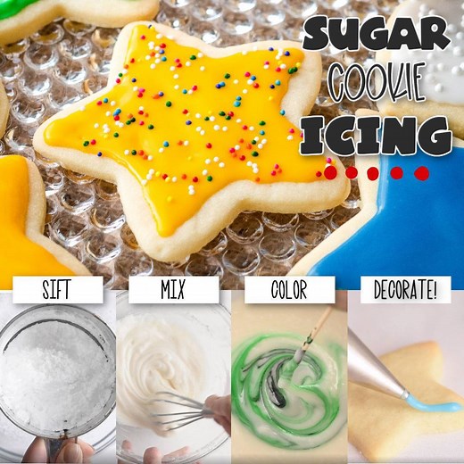 21K views · 154 reactions | RECIPE-->https://realhousemoms.com/sugar-cookie-icing/ Just 5 simple ingredients make up the best SUGAR COOKIE ICING! | Real Housemoms | Facebook