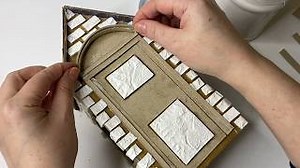 Miniature cardboard house | Diy Craft Ideas