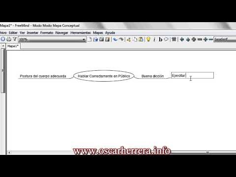 Como Crear Mapas Mentales con FreeMind