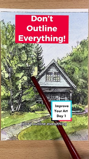 Improve Your Art: Day 1 - Soft Edges & Negative Space