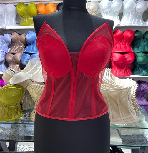 Handmade Strapless Mesh Bustier | Bridal Corset Lingerie - Etsy