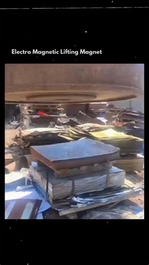 @howeverythingwork.s on Instagram: "Powerful tech in action ⚡🧲 Check out this Electro Magnetic Lifting Magnet in action—lifting massive metal loads with ease using the power of magnetism. Industrial efficiency meets engineering genius! #ElectroMagnet #IndustrialTech #EngineeringMarvel #HeavyLifting #MagneticPower TechInAction InnovationAtWork EngineeringGenius MetalHandling IndustrialEngineering"