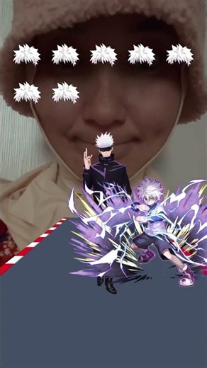 Find Killua s hair #games #anime #shortsvideo #supergames #killua #gojo