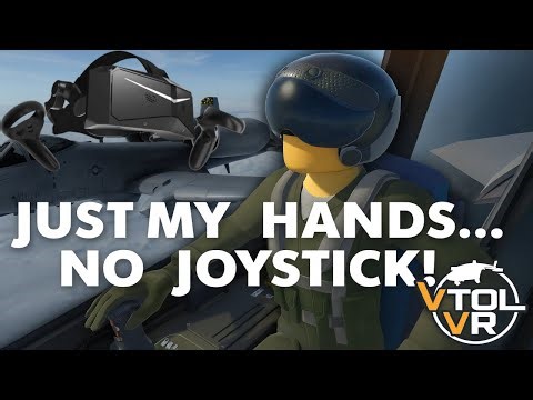 Flying a Fighter Jet in VR… With Just My Hands (Pimax Crystal Light)