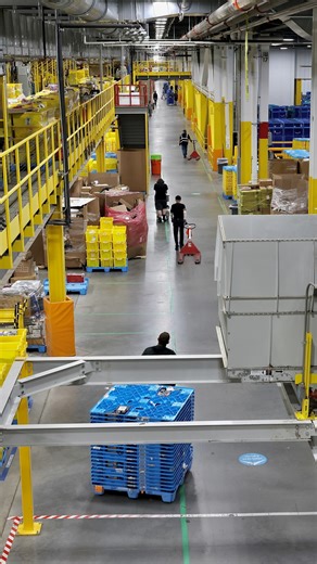 Thousands of Amazon workers in Wilmington will soon be joined by “coworkers” who can regularly lift heavy packages and don’t need breaks — because they are robots. WHYY took a look inside the Delaware warehouse for more. https://bit.ly/3HhXgfI | WHYY