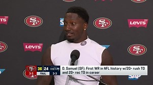 Deebo Samuel: 'Not beating ourselves' goes a long way for 49ers' success