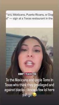 To Latinos in Texas