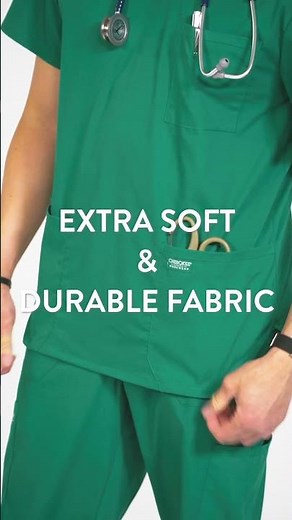 Nursing Scrubs - Cherokee WW695 WorkWear Professionals - Men's V-Neck Scrub Top