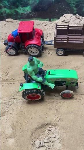 Mini tractor trolley videos #tractor