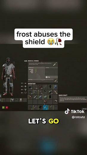 Frost Abuses the Shield in Rust Gameplay