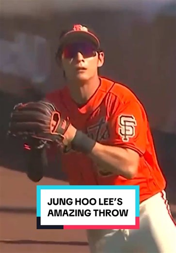 Jung Hoo Lee gets the runner at home 🎯 | jung hoo lee