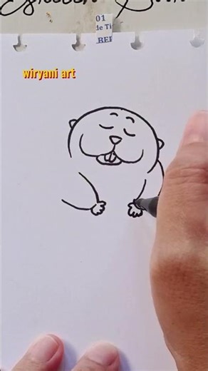 How to Draw Loaf Beaver | Hoppers #shorts #youtubeshorts #hopper