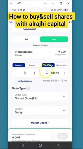 how to trade in Tadawal with alrajhi capital #Tadawal #saudistockmarket #trade #buysell
