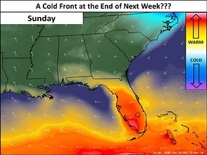 7.2K views · 92 reactions | Well above normal temperature will continue in the forecast well into next week. However, some of you wishing for a more seasonable feel to the weather will like the end of this loop, as a cold front is expected to arrive and cool things down significantly by Friday. | US National Weather Service Tampa Bay Florida | Facebook