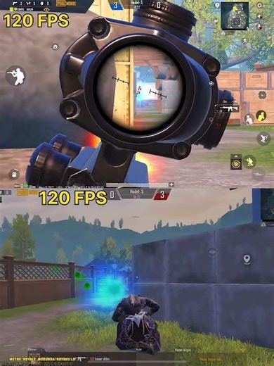 POWER OF 120 FPS😱 #pubgmobile #fearhakan #shorts #tiktok #beniöneçıkart #pubgindia