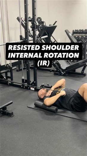 Resisted Shoulder Internal Rotation (Supine) | Rotator Cuff Balance & Glenohumeral Control