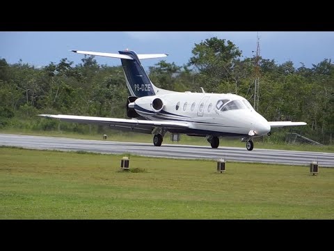 Beechcraft Hawker 400XP Landing at Angra dos Reis Brazil