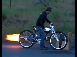 New Rocketman show starting 2017 Pulsejet power! cruiser bike