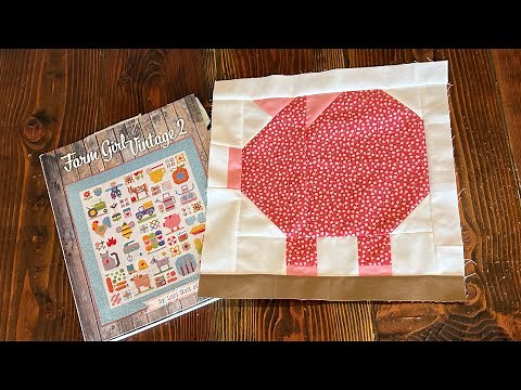 Penny Pig Quilt Block | Lori Holt Quilt Block