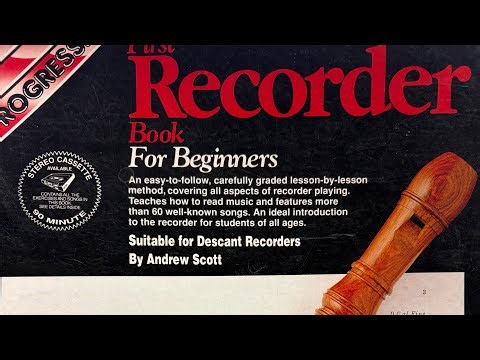 Lesson 1 - First Recorder Book by Andrew Scott