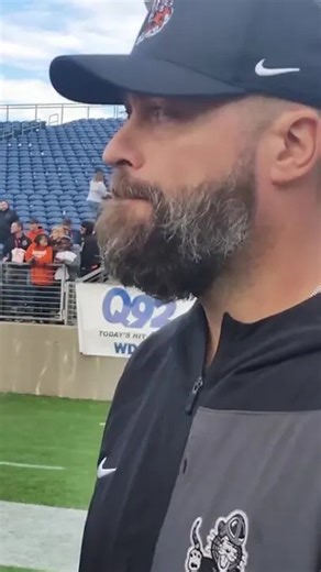 Massillon Tigers football coach Nate Moore talks after win over Canton McKinley