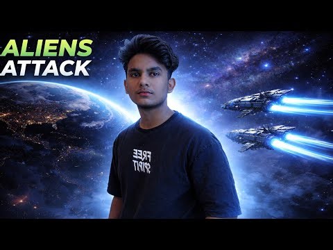 Aliens attack vfx movie|new video|mehra brand 😱🛸🌎#alien #vfx