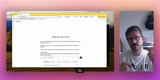 ☕🤖 Tutorial: How To 10x Your Social Media Content With ChatGPT Agent Mode