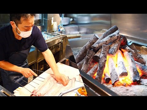 【京都錦市場で４代続く老舗川魚専門店】大國屋のうなぎの炭焼き Japanese Grilled eel street Food｜烤鰻魚 | 장어구이