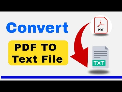 How to Convert PDF to Text File | PDF File Ko Notepad Mein Kaise Convert Kare