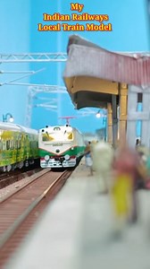 25K views · 1.9K reactions | Indian Railways HO Scale EMU Local Train Model ❤️❤️❤️ #reelitfeelit #modeltrains #indianrailways #hoscale #miniatureart #trainstagram | Ashim Kumar Sutar | Facebook