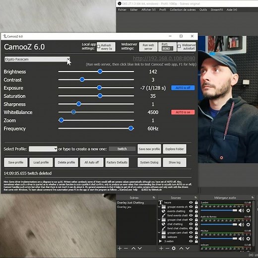 Sauvegarder les Réglages de sa Webcam sur OBS #Shorts