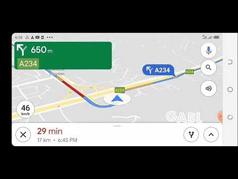 How to use Google Maps App for Direction while Driving | Abuja City Tour: Live Tutorial