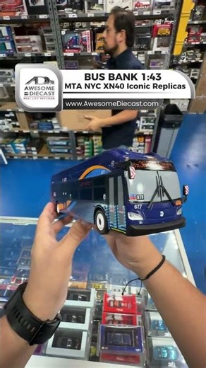 MTA New York City NFI Xcelsior XN40 — a BUS BANK 1:43 by Iconic Replicas