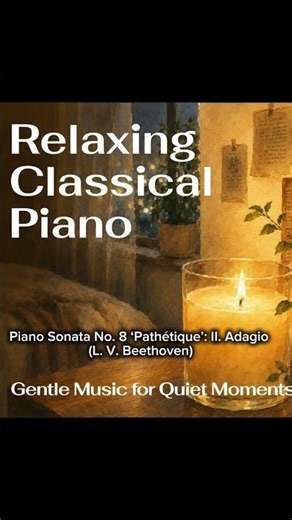 Beethoven – Piano Sonata No. 8 “Pathétique”: II. Adagio | Relaxing Classical Piano