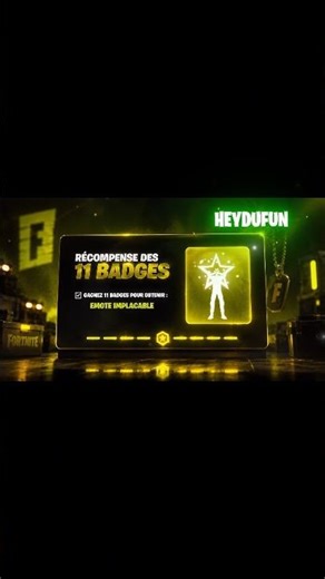 Comment avoir l'EMOTE IMPLACABLE GRATUIT FORTNITE combat d'équipe ! #shorts