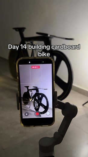 Building a Cardboard Bike - Day 14 Progress Update