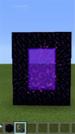 👑How to make an Obsidian portal in Minecraft 🧿🔮