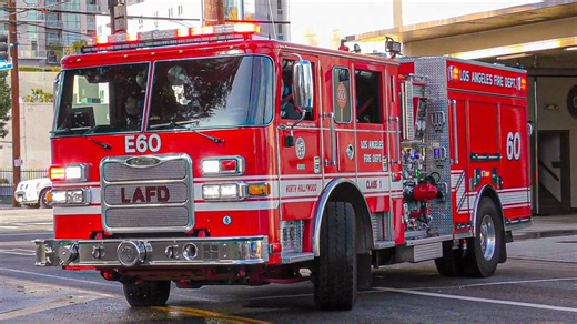 LAFD Engine 60 Responding
